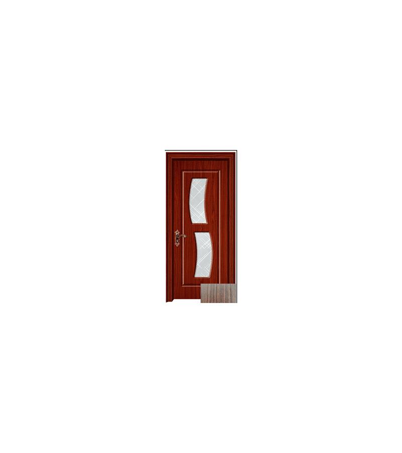 door with glass  KM-133 Size  215*75*4 color  Walnut (7-5)