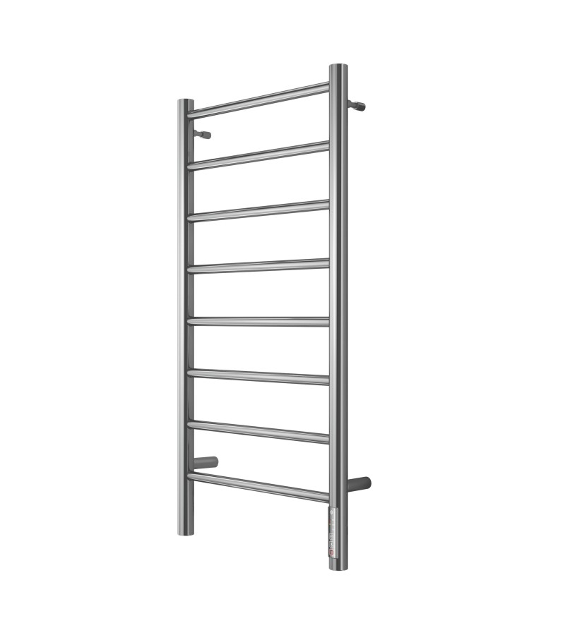 Электросушилка с диммером Аврора П8 400х850 хром тёмный. TERMINUS