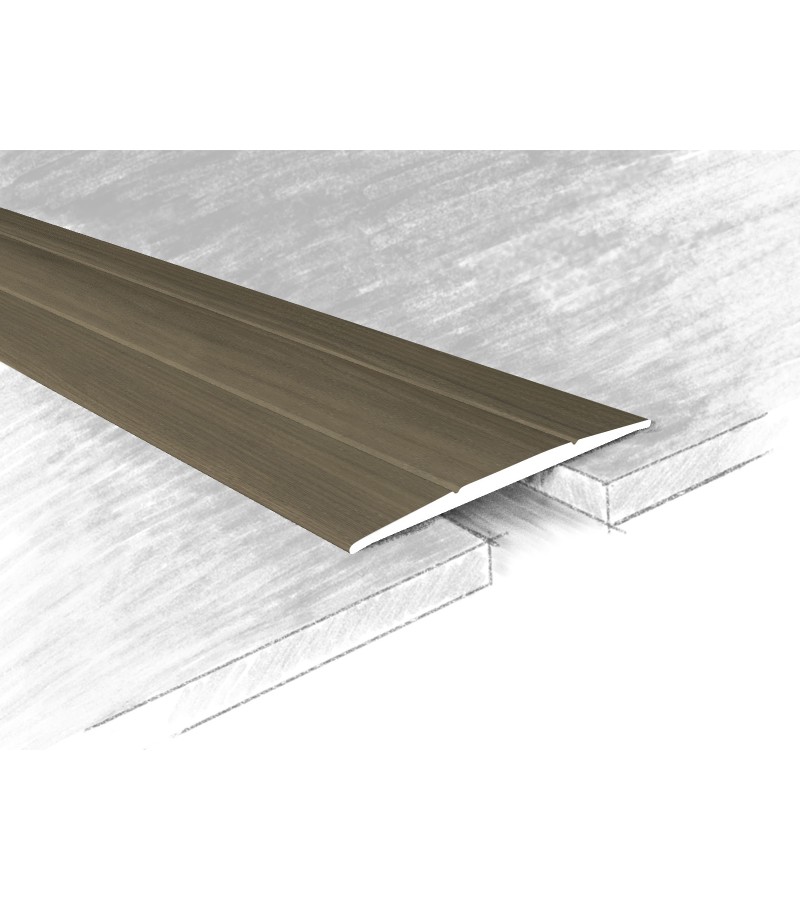 ლამინატის გადასაბმელი ალუმინის თვითწებადი 33მმ   #150-106К 0,90მ  Дуб Сибириана   მწარ.  KTM