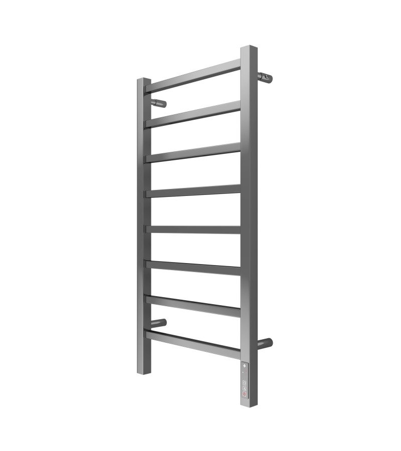 Электросушилка с диммером Ватикан П8 400х850 хром тёмный. TERMINUS