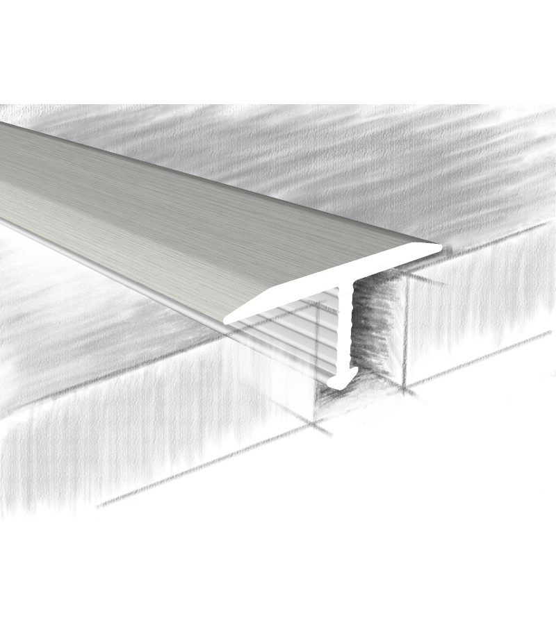 ალუმინის კუთხოვანა   T   18X6,8მმ  #318-717К 0,90მ  Дуб  Глина  მწარ.  KTM