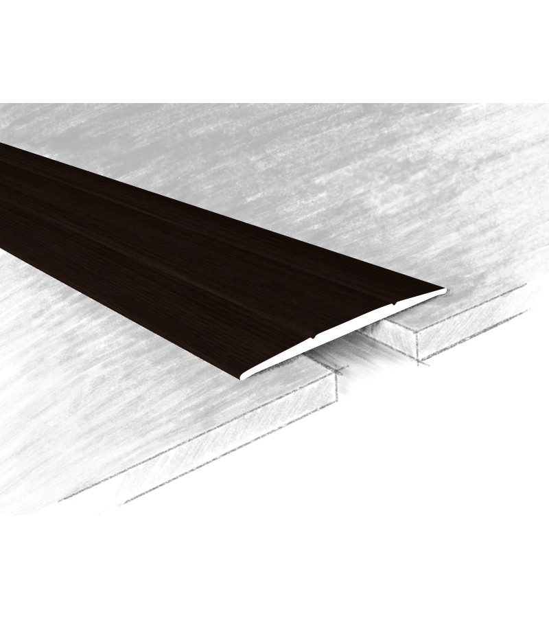 ლამინატის გადასაბმელი ალუმინის თვითწებადი 33მმ   #150-310К 0,90მ  Орех Темный  მწარ.  KTM