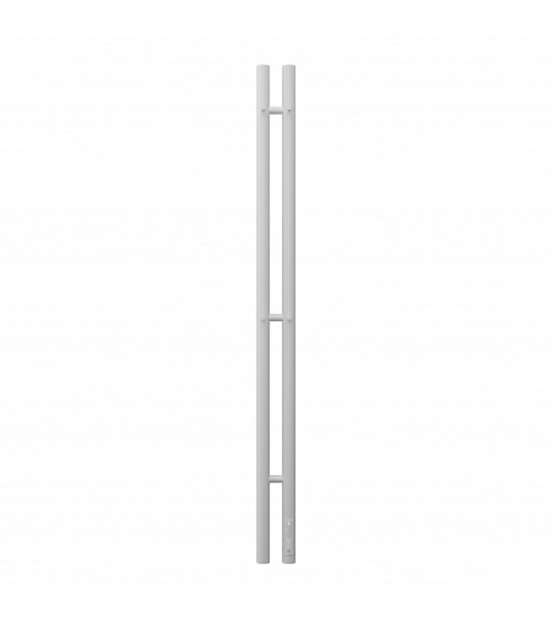 Electric dryer with dimmer DUO round 1200 RAL 9003 white bitter. TERMINUS