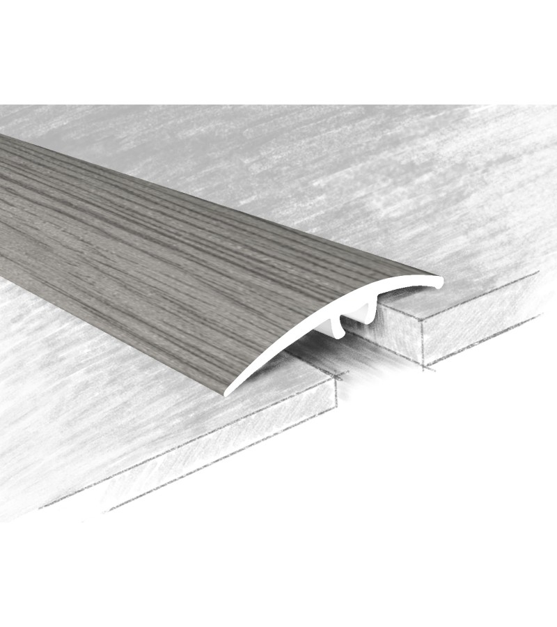 ლამინატის გადასაბმელი ალუმინის თვითწებადი 41მმ   #72-620К 0,90მ  Дуб Тобакко   მწარ.  KTM