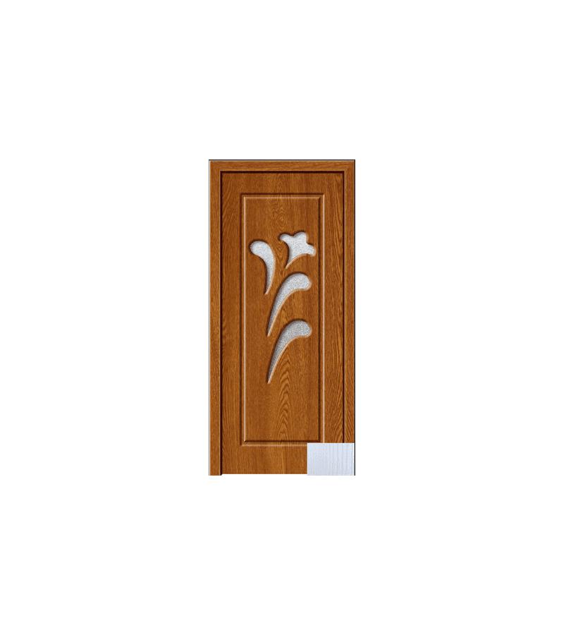 door with glass  KM-804 Size  215*75*4 color  Pearl White (AKC-021)