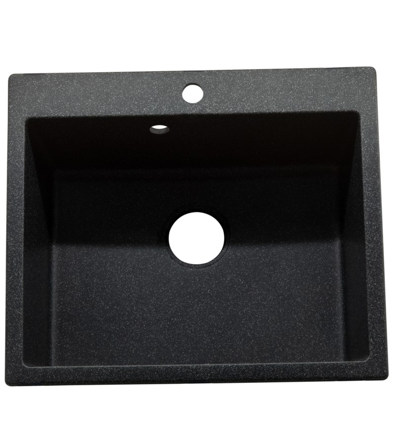 სამზარეულოს ნიჟარა 44/Q4  ფერი: Черная  ზომა:440*495*190