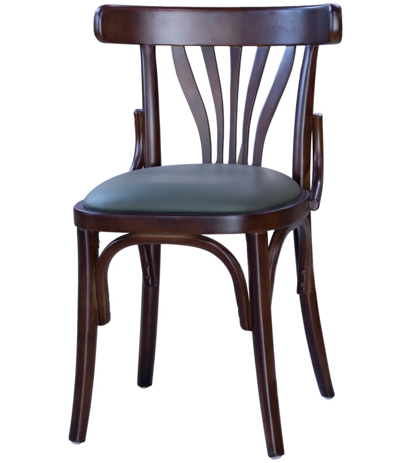 სკამი  ხის  FSMCX-A76#-14  ფერი: DARK GREEN