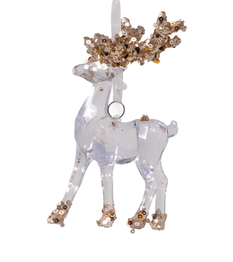 საახალწლო სათამაშო  ირემი  ZFSD-ZX228