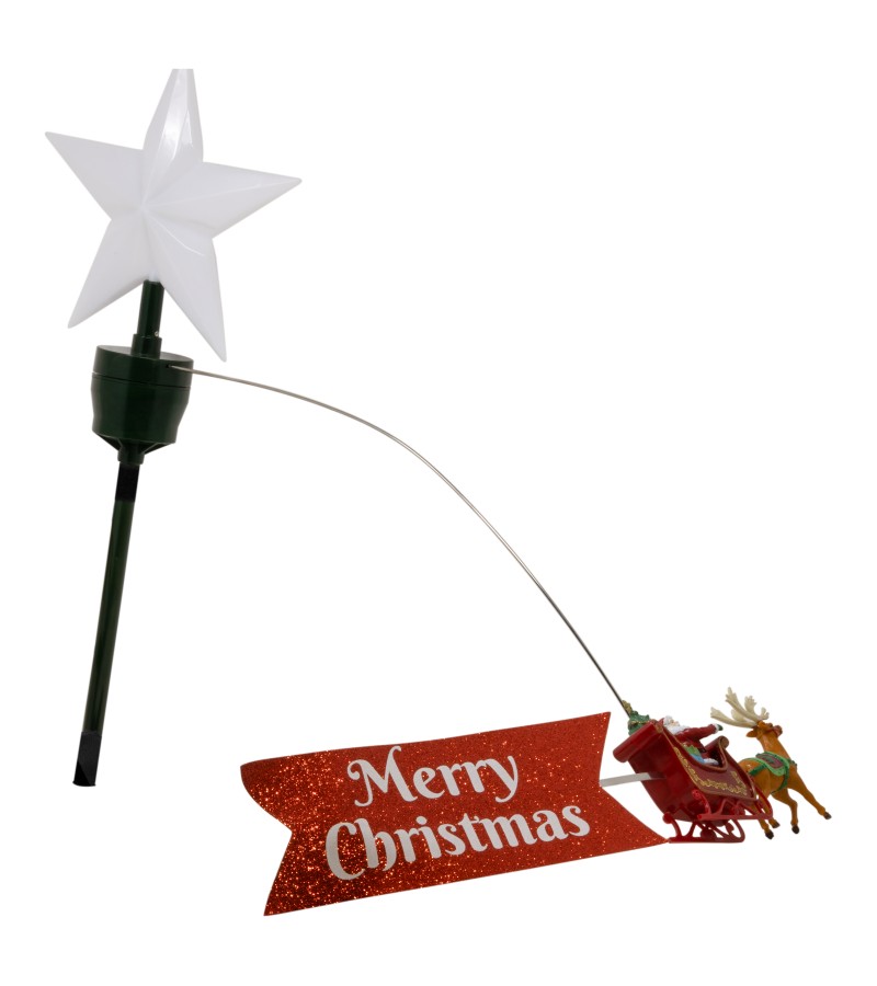 ნაძვის ხეზე დასამაგრებელი ვარსკვლავი  HTSD-49305  ზომა:47*60*61