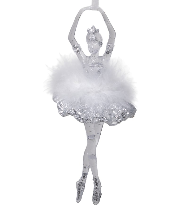 საახალწლო სათამაშო  ბალერინა   (SLSD-2504)  #4  ზომა:18*7 სმ