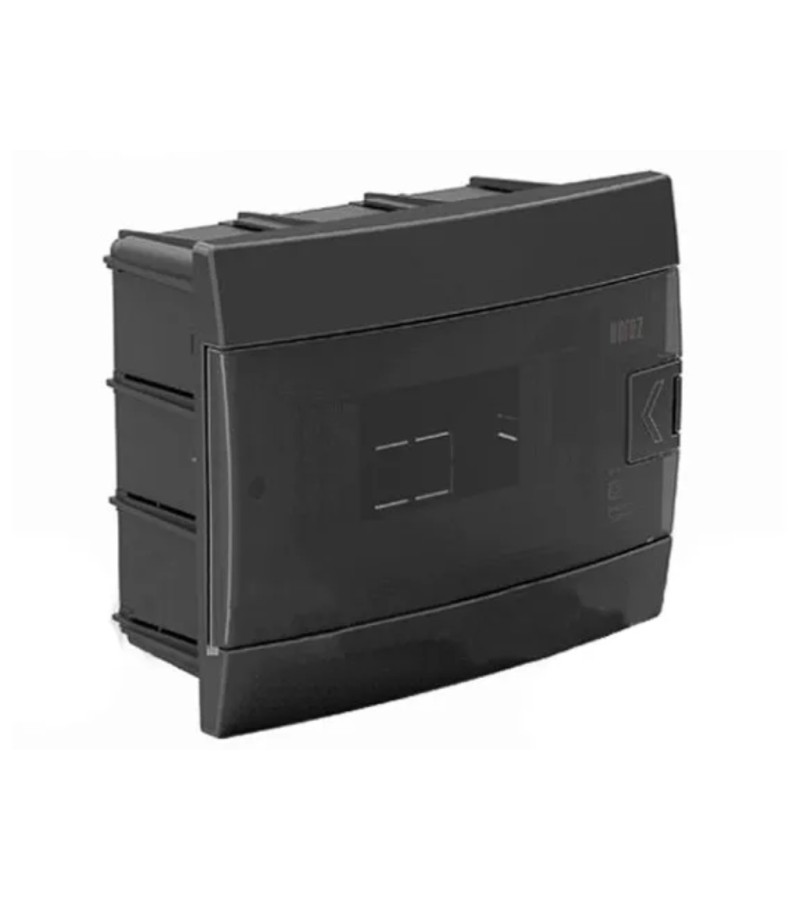 ელ. დამცველის ყუთი  8-ნი ჩასასმელი  შავი  #600.001.801 TEB ELEKTRIK 