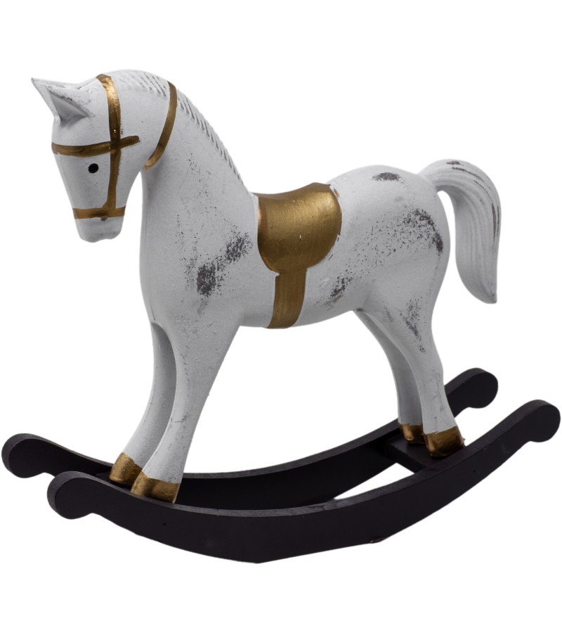 ხის დეკორაცია ცხენი YYSD-XY20-11296W  ზომა:28*22სმ