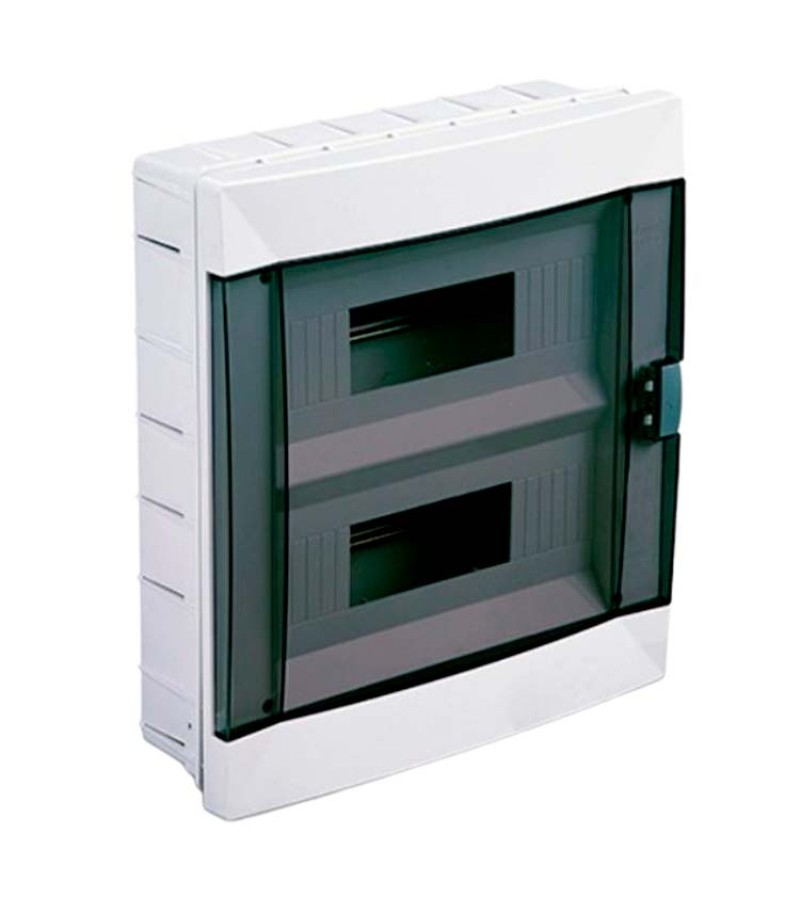 ელ. დამცველის ყუთი  24-ნი ჩასასმელი  შავი  #600.001.240  TEB ELEKTRIK 