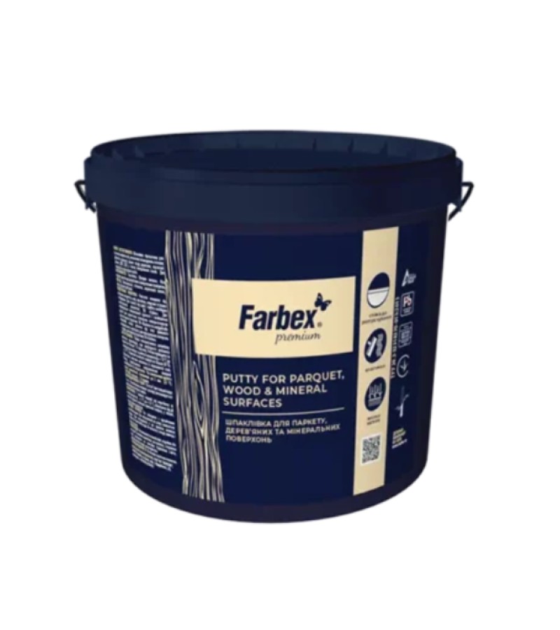 ფითხი პარკეტის -ხის და მინერ. ზედაპირის TM FARBEX  сосна  0.7კგ.  