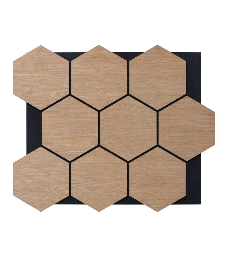 დეკორატიული პანელი აკუსტიკური  Acoustic Panel HEXAGON  PVC 665.59*810.58  HJ-BW01