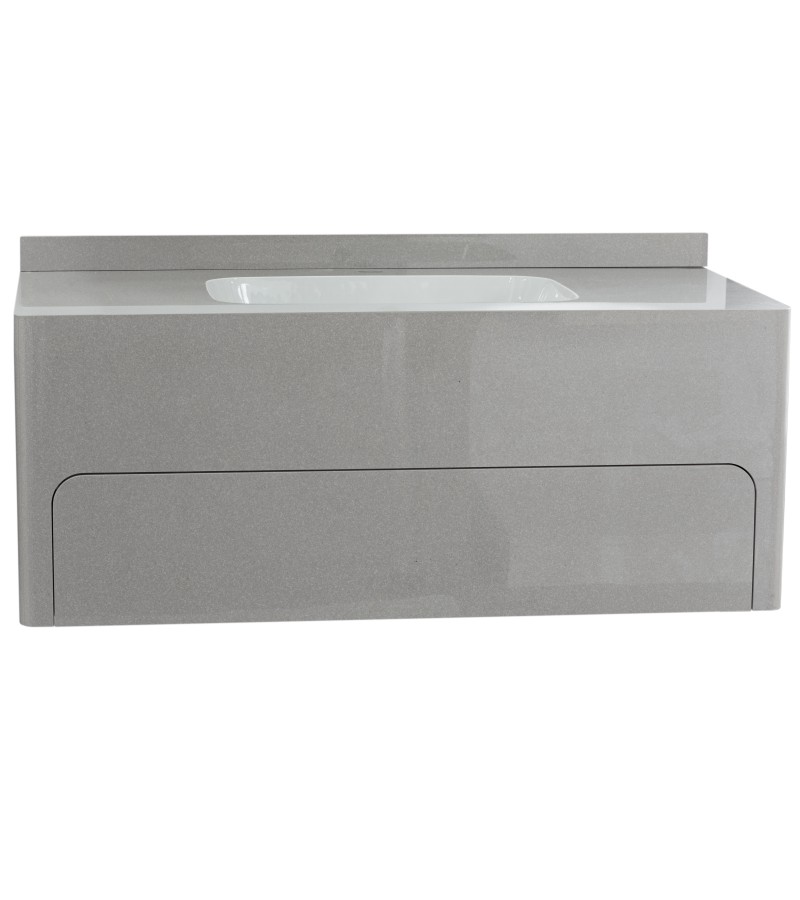 ხელსაბანი მონობლოკი უჯრით  TTG-100  ფერი. Light Grey  ზომა. 100*50*40 სმ