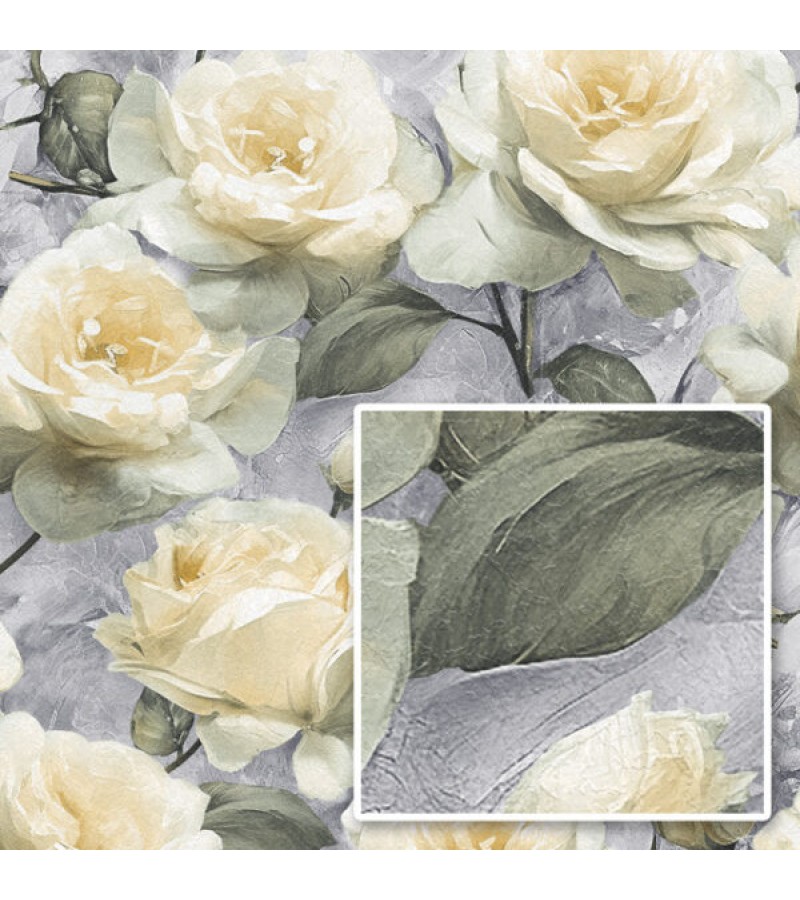 შპალერი ვინილის ფლიზილ. ფუძ. 251317  ROSE  SINTRA  ზომა : 1.06*10მტ.