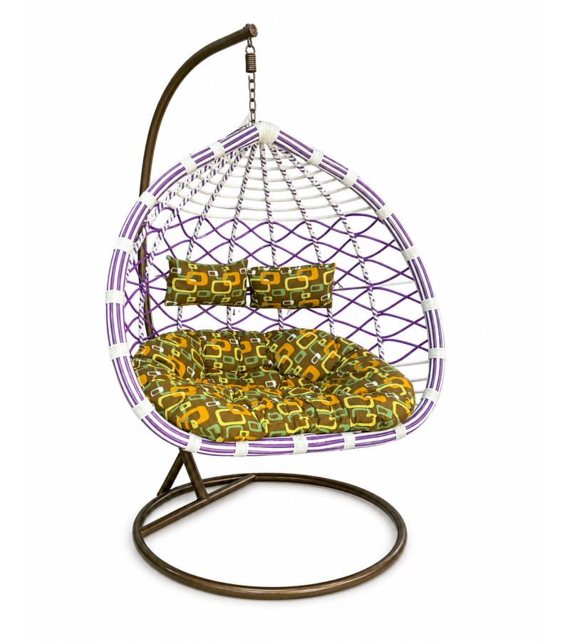 ბუდე საქანელა  FSLX-934-1  2-ადგილ.  ფერი. Coffee