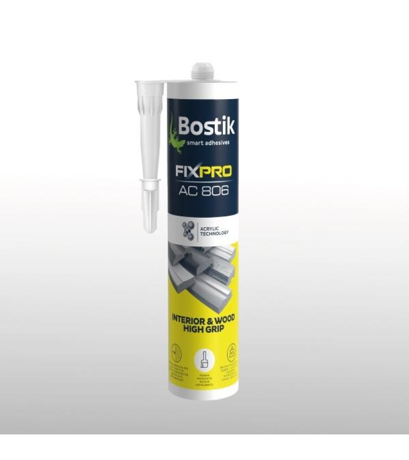წებო მონტაჟისთვის FIX PRO AC 809 GRIP DECO  თეთრი  500 გრ  BOSTIK