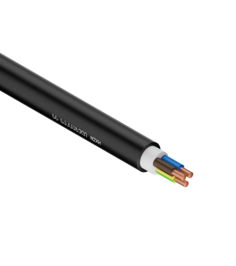 ელ. სადენი  3 * 4 mm2  N2XH  მრავალწვერა   UNAL CABLO