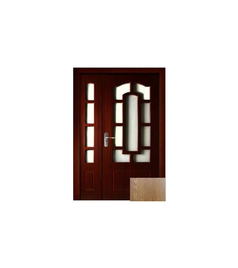 door with glass  კარ-ნახევარი”  KM-703D Size  215*79.5*39.5 ფ.  OAK (1-3)