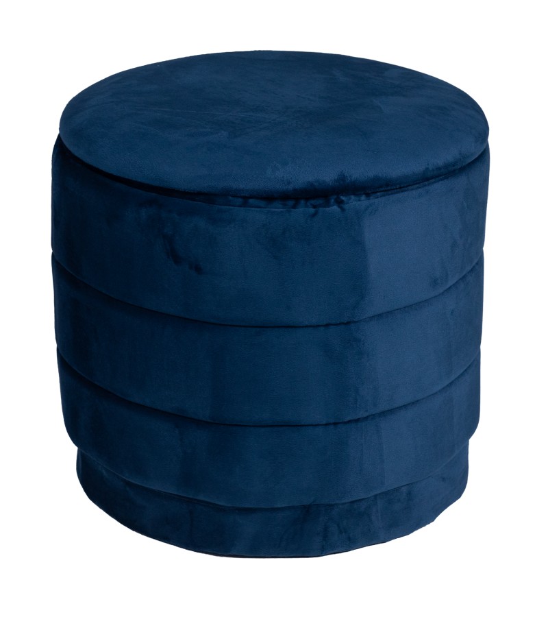 პუფი სათავსოთი, #XYF250347KE-70  (39*39*37)   ფერი. BLUE  მწარ. BAILEY