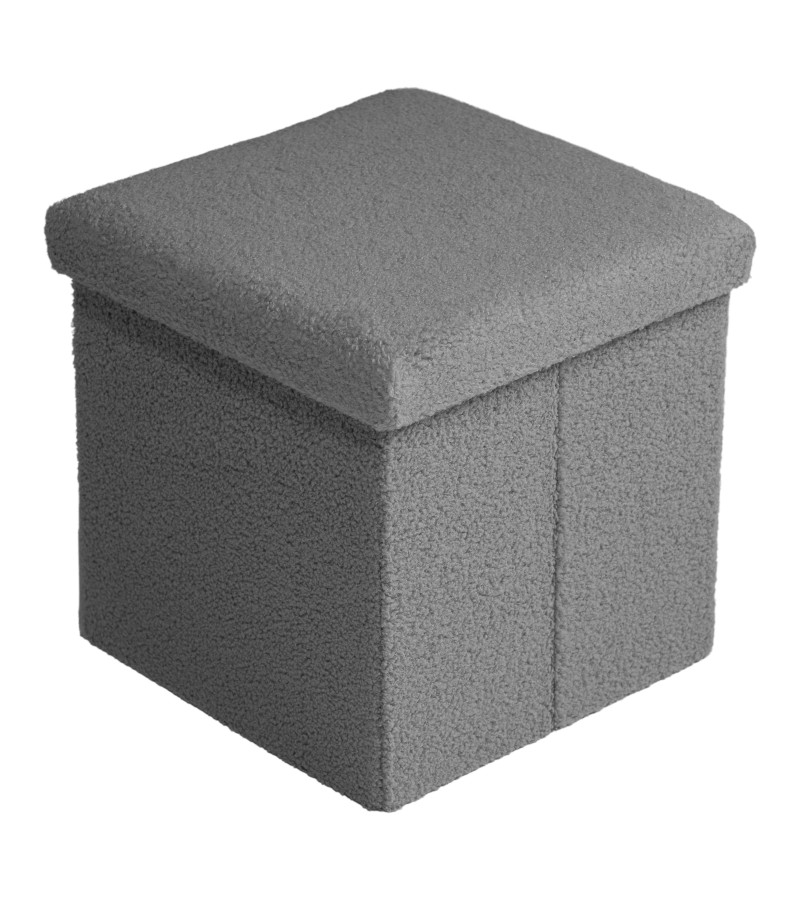 პუფი სათავსოთი,  დასაკეცი   #XYF230757BE-65  (38*38*38)   ფერი. GREY  მწარ. BAILEY