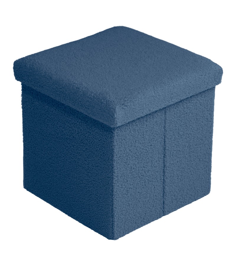 პუფი სათავსოთი,  დასაკეცი   #XYF230757BE-45  (38*38*38)   ფერი. DARK BLUE  მწარ. BAILEY