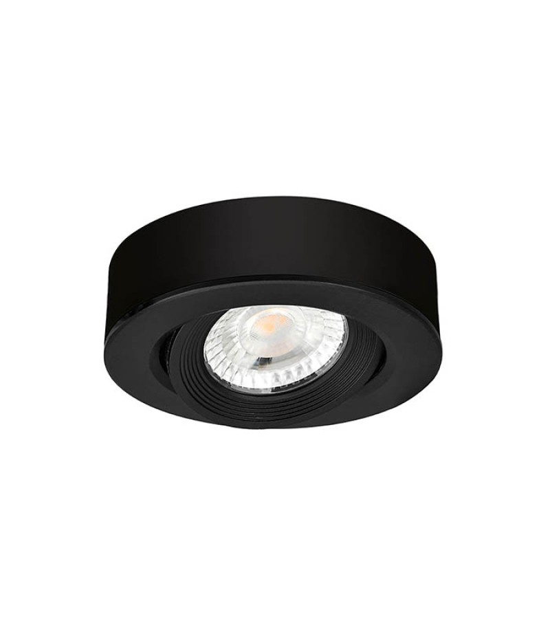 ჭერის სანათი  5W 3CCT  #016-078-1005 BL NORA PRO/S  შავი   მწარ.  HOROZ ELECTRIC 