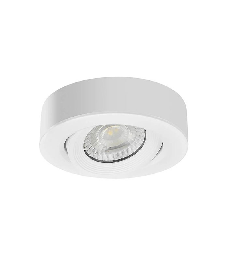 ჭერის სანათი  5W 3CCT  #016-078-1005 WH NORA PRO/S  თეთრი   მწარ.  HOROZ ELECTRIC 