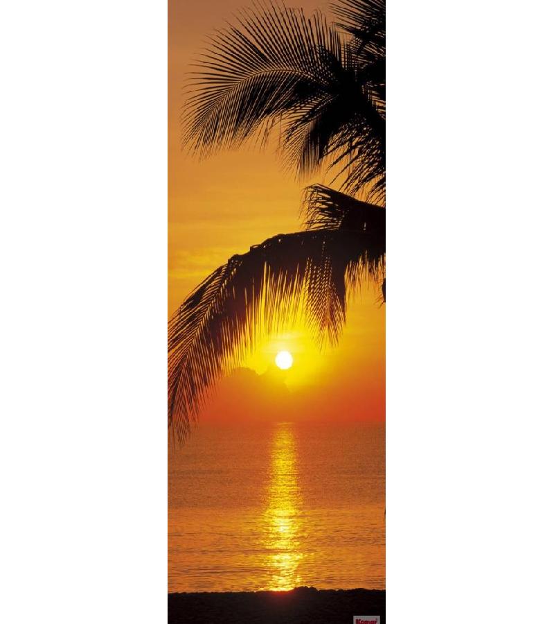 ფოტო შპალიერი  92x220cm (2პანელი)  Palmy Beach Sunrise  2-1255  მწარ. KOMAR