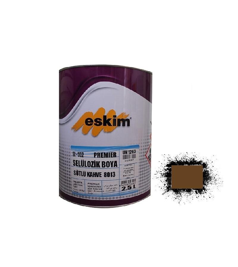 საღებავი Eskim Cellulozik Paint  (8012) მუქი ყავისფერი    2.5ლტ