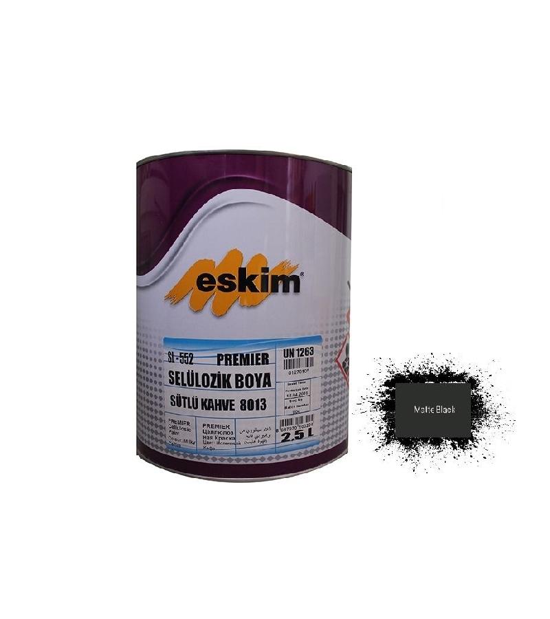 საღებავი Eskim Cellulozik Paint  (9018) შავი მატი  12კგ.