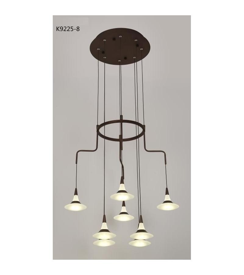 ჭაღი  LED  #K9225 / 8