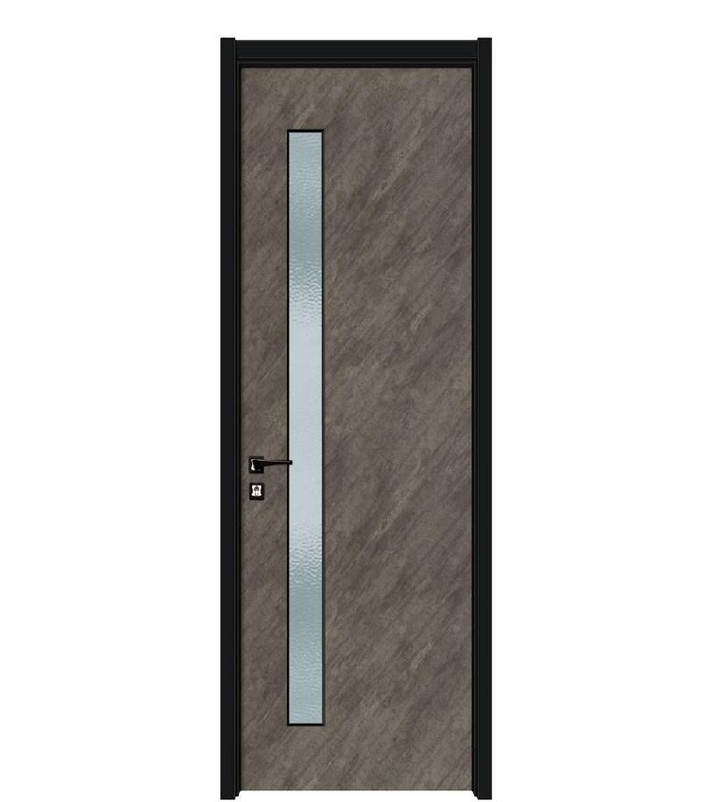 door with glass  OPGK-008  Size  215*80*4 color  Grey (AKC-038)