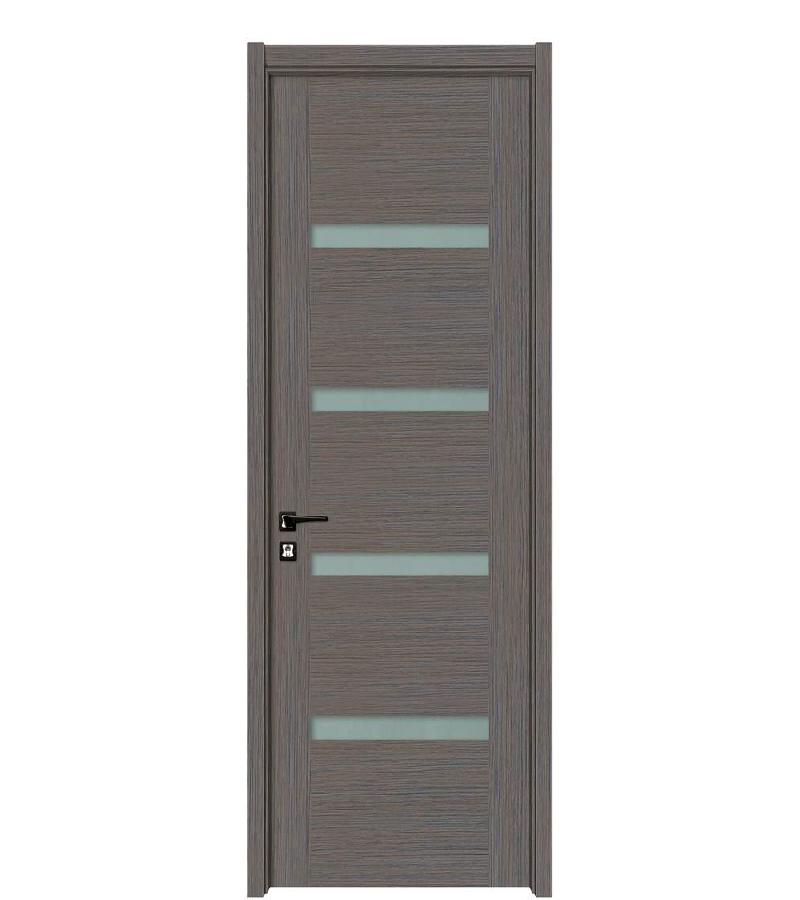 door with glass  PZN-03 Size  215*80*4 color  Light Grey (KCN-030)